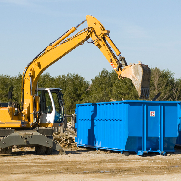 are there any restrictions on where a residential dumpster can be placed in Hickory County Missouri